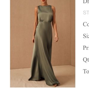 BHLDN Beckett maxi dress